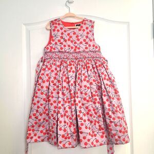 Purple Formal Dress Metallic Cherry Print